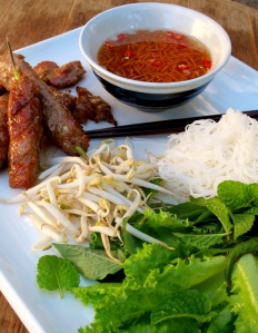 Bún Chả (Vietnamese Grilled Pork, Salad & Noodles)